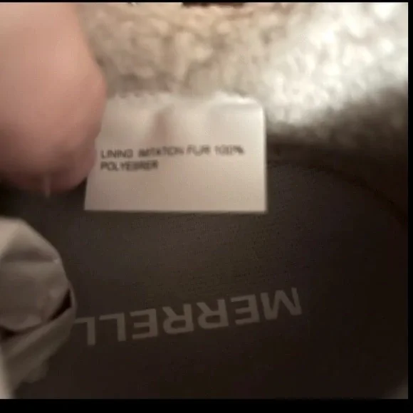 Merrell Antora 3 Thermo Moc Low Top Quilted Ripstop Leather Sneaker Chalk Sz 10 - Picture 10 of 14